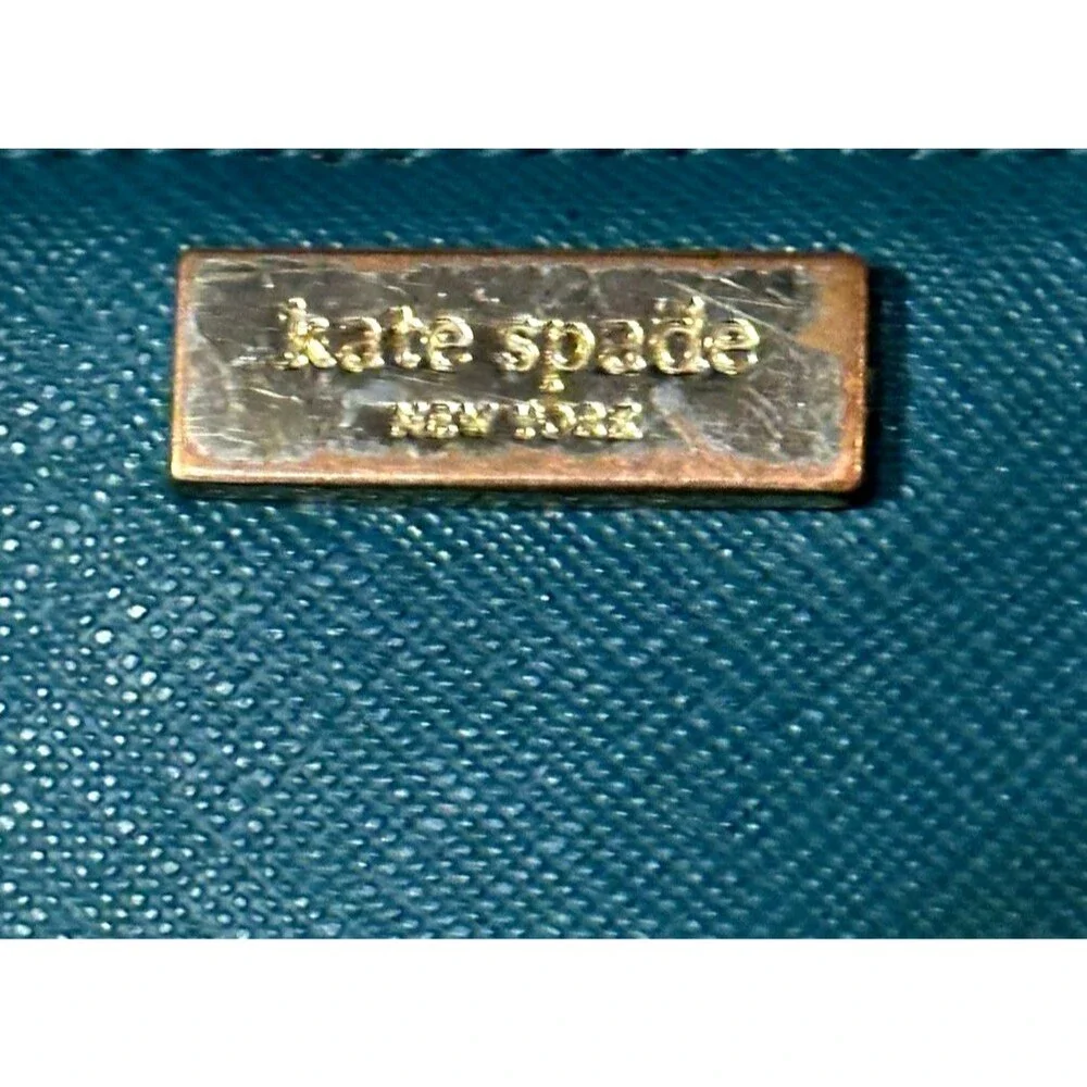 Kate Spade Bifold Wallet Hunter Green Classic Iconic card holder